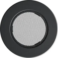 Akcesoria kominkowe - KNAP Kratka kominkowa OKRĄGŁA 100 GRAFIT wys. 100 x szer. 100 x gł. 45 mm KNAP - miniaturka - grafika 1