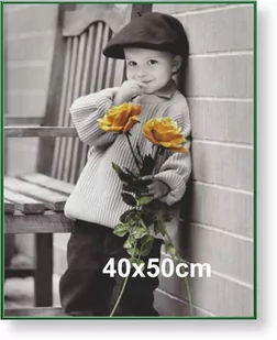 Rama aluminiowa do plakatu 40x50cm, zielona / ARTVIC - Ramki na zdjęcia - miniaturka - grafika 1