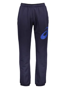 asics Spodnie dresowe w kolorze granatowym - Spodnie sportowe męskie - miniaturka - grafika 1