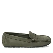 Mokasyny damskie - Mokasyny Jenny Fairy WYL123-4 Zielony - miniaturka - grafika 1