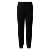 Spodnie i spodenki dla dziewczynek - Spodnie dziecięce The North Face Tapered Joggers 0A89PDJK31 - czarne - miniaturka - grafika 1