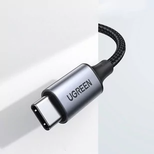 Ugreen kabel audio stereo AUX 3,5 mm mini jack - USB Typ C do telefonu tabletu 1m czarny (CM450 20192) - Kable USB - miniaturka - grafika 3