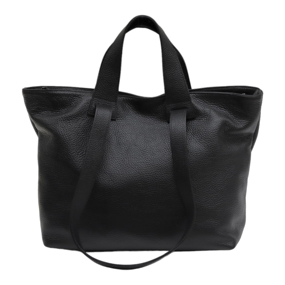 Torebka Damska Shopper, skóra naturalna Veronica Czarny