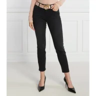Spodnie damskie - Pinko Jeansy SABRINA SKINNY DENIM BLK BLK S | Skinny fit - miniaturka - grafika 1