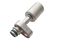 Akcesoria do klimatyzacji i ogrzewania - Złącze męskie aluminium o-ring 180 stopni z tuleją nr 6 mocowanie na śrubę - miniaturka - grafika 1