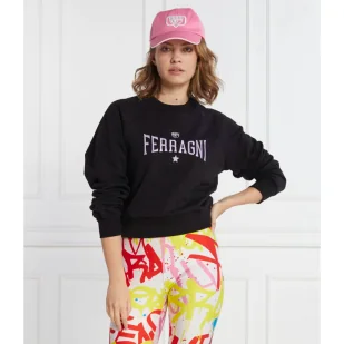 Chiara Ferragni Bluza | Regular Fit - Bluzy damskie - miniaturka - grafika 1