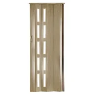 Drzwi wewnętrzne - Drzwi harmonijkowe st6 80 x 201 cm dąb sonoma - miniaturka - grafika 1