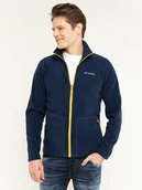 Bluzy męskie - Columbia Polar Fast Trek Light Full Zip 1772751 Granatowy Regular Fit - miniaturka - grafika 1