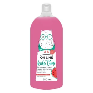On Line FORTE SWEEDEN Kids Time Żel Pod Prysznic 2w1 Arbuz - Kosmetyki kąpielowe dla dzieci - miniaturka - grafika 1