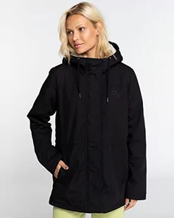 BILLABONG Parka damska czarna M/10 - Kurtki damskie - miniaturka - grafika 1