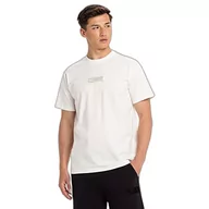Koszulki męskie - FILA Męski T-shirt BELSH Tee, Egret, S - miniaturka - grafika 1