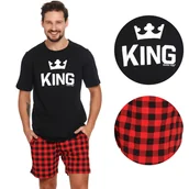 Piżamy damskie - PMB 9952 KING Doctor Nap piżama męska krótka - miniaturka - grafika 1