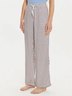 Tommy Hilfiger Spodnie piżamowe UW0UW05225 Écru Regular Fit - Piżamy damskie - miniaturka - grafika 1