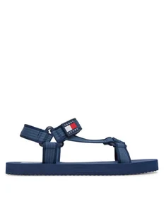 Tommy Jeans Sandały Tjm Casual Sandal EM0EM01563 Granatowy - Sandały męskie - miniaturka - grafika 1