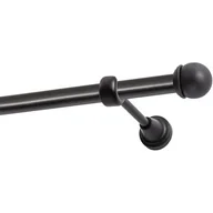 Karnisze - Karnisz DECASTYL Gałka Max pojedynczy 320 cm Czarny - miniaturka - grafika 1