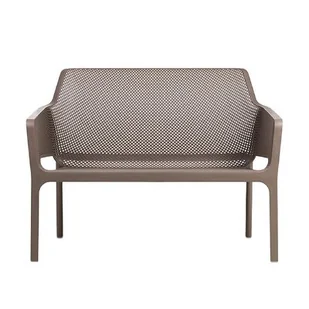 Nardi Ławka ogrodowa Net taupe 40338.10.000 - Pozostałe meble ogrodowe - miniaturka - grafika 1