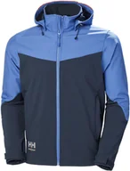 Kurtki męskie - Kurtka męska Helly Hansen Jacket HELLY HANSEN Oxford Softshell, light blue 3XL - miniaturka - grafika 1