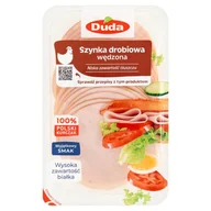 Kiełbasa i wędliny - Duda Szynka drobiowa wędzona 200 g - miniaturka - grafika 1