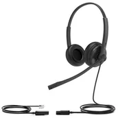 Słuchawki - Yealink YHS34 Dual Lite czarne - miniaturka - grafika 1