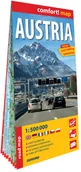 Mapy i plansze edukacyjne - Austria laminowana mapa samochodowa 1:500 000 - miniaturka - grafika 1