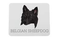 Podkładki pod mysz - Owczarek belgijski podkładka geometryczny Art-Dog - miniaturka - grafika 1