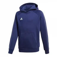 Bluzy sportowe męskie - Adidas Core 18 Training sweter z kapturem dzieci, wielokolorowa, 116 CV3430 - miniaturka - grafika 1