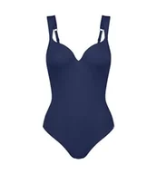 Stroje kąpielowe - Triumph Damski kostium kąpielowy Summer Glow OWP sd, True Navy, 42B, Granatowy (True Navy), 42 - miniaturka - grafika 1