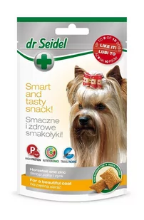 Dr Seidla Laboratorium Smakołyki dr Seidla na piękną sierść 90g 7364-uniw - Przysmaki dla psów - miniaturka - grafika 1
