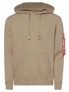 Alpha Industries Bluza nierozpinana Mężczyźni beżowy|szary jednolity, S - Bluzy męskie - miniaturka - grafika 1