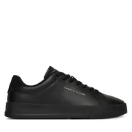 Sneakersy męskie - Sneakersy Tommy Hilfiger FM0FM05367 Czarny - miniaturka - grafika 1