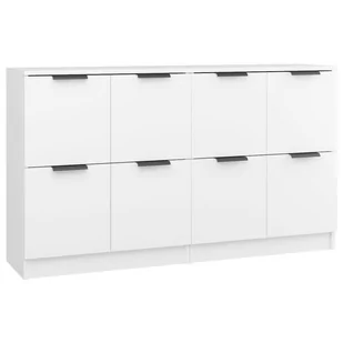 Lumarko Komody, 2 szt., białe, 60x30x70 cm, materiał drewnopochodny - Komody - miniaturka - grafika 3