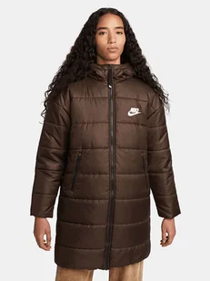 Nike Płaszcz zimowy w kolorze brązowym - Kurtki damskie - miniaturka - grafika 1