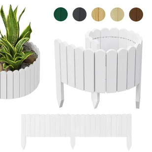 PŁOTEK OGRODOWY, palisada, obrzeże trawnikowe Rolborder 100 x 20 cm Biały - Ogrodzenia PŁOTEK OGRODOWY, palisada, obrzeże trawnikowe Rolborder 100 x 20 cm Biały - Ogrodzenia - miniaturka - grafika 1