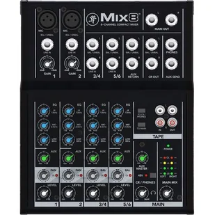 Mikser audio MACKIE Mix8 - Miksery DJ - miniaturka - grafika 1