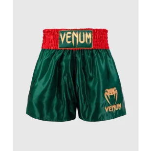 Venum Spodenki Muay Thai Classic Shorts Deep Forest Green - Spodnie sportowe męskie - miniaturka - grafika 1