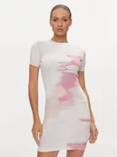 Sukienki - Calvin Klein Jeans Sukienka codzienna J20J223205 Kolorowy Slim Fit - miniaturka - grafika 1