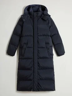 Woolrich Płaszcz puchowy "Kelly" w kolorze granatowym - Kurtki damskie - miniaturka - grafika 1