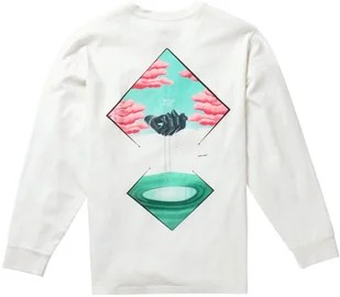 t-shirt BURTON YEASAYER LS TEE Stout White - Koszulki męskie - miniaturka - grafika 1