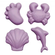 Koce - Scrunch Silikonowe Foremki do piasku, 4szt. - Lila - Funkit World - Scrunch FW38109 - miniaturka - grafika 1