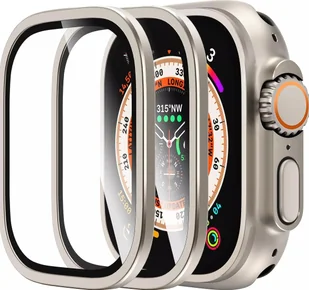 Alogy 2x Szkło hartowane ramka do Apple Watch Ultra / Ultra 2 49mm na ekran Alogy Protector 9H Titanum - Akcesoria do smartwatchy - miniaturka - grafika 1