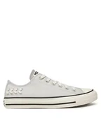 Trampki damskie - Converse Trampki Chuck Taylor All Star Crafted Laces A12579C Szary - miniaturka - grafika 1