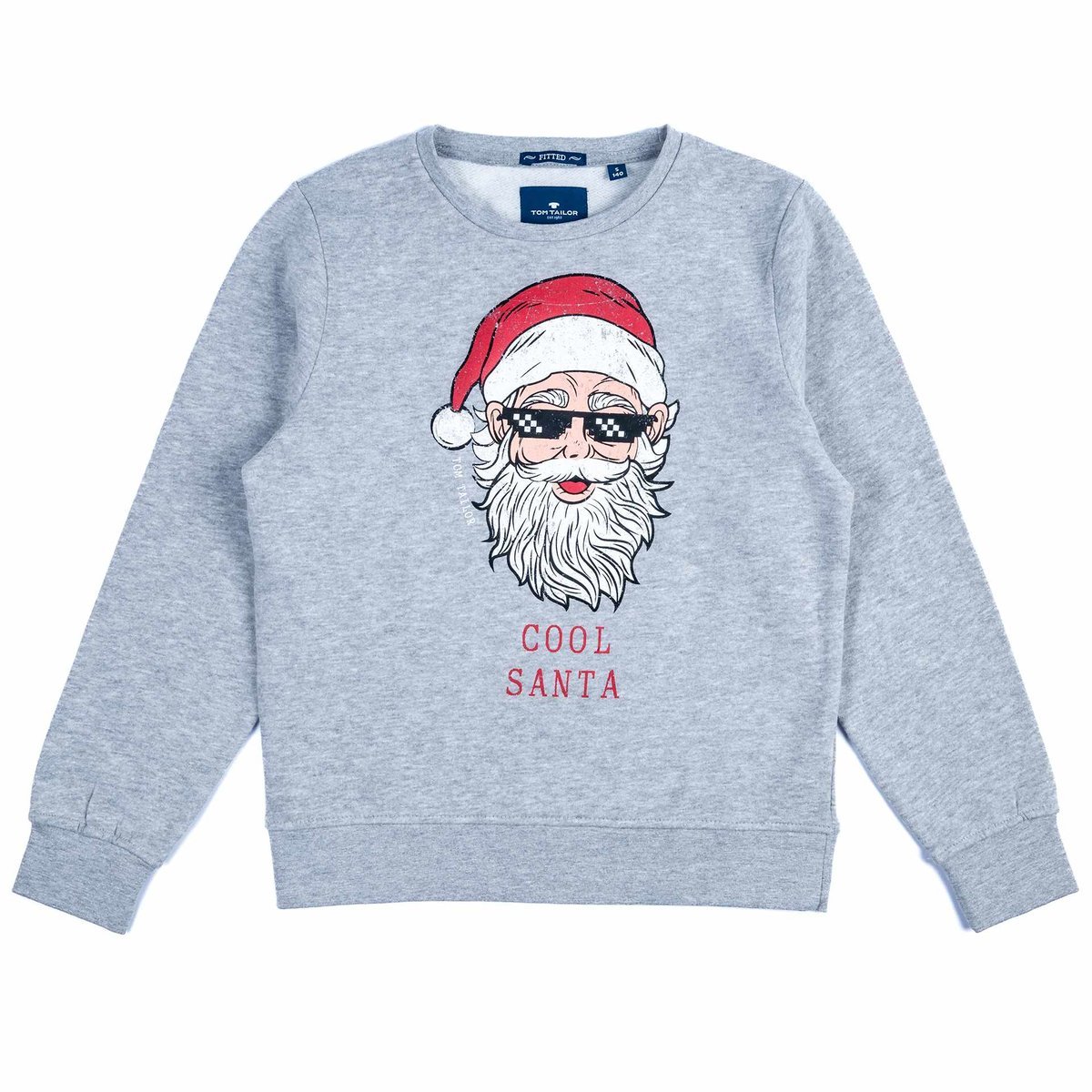 Chłopięca bluza z długim rękawem, beżowa, Tom Tailor