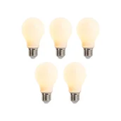 Żarówki LED - LUEDD Zestaw 5 ściemnialnych lamp LED E27 A60 mat 5W 380lm - miniaturka - grafika 1
