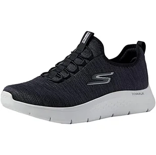 Skechers Męskie kapcie Go Walk Flex, Czarny, biały, 44 EU - Kapcie damskie - miniaturka - grafika 1
