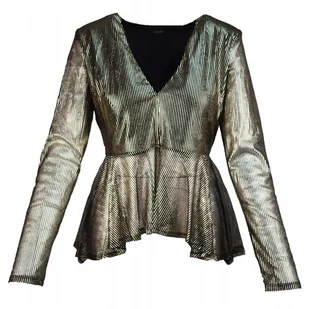 Bluzka Damska Złota Połysk Rozmiar M *Guess* - Bluzki damskie - miniaturka - grafika 1