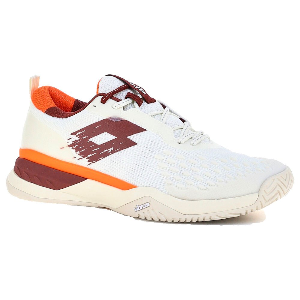 Męskie buty tenisowe Lotto Raptor Hyperpulse 100 IV Speed Antique White/Madder Brown EUR 42