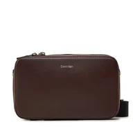 Torby męskie - Saszetka Calvin Klein Ck Sleek Camera Bag K50K512750 Brązowy - miniaturka - grafika 1