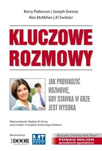 Kluczowe rozmowy. Jak prowadzić rozmowę, gdy stawka w grze jest wysoka? - Biznes - miniaturka - grafika 1