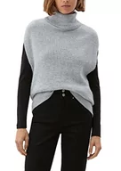 Swetry damskie - s.Oliver Sweter damski 10.2.11.17.171.2125646 bez rękawów, czarny, 32, czarny, 32 - miniaturka - grafika 1