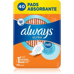 Podpaski ALWAYS Ultra Day Normal Rozmiar 1 (40 sztuk) - Podpaski - miniaturka - grafika 1